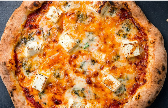 4 FROMAGES (Sauce Tomate, Fromage, Bleu, Chèvre, Parmesan)