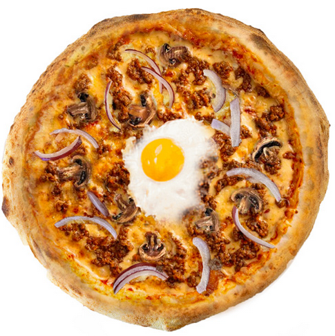 CAMPIONE (Sauce Tomate, Fromage, Viande Hachée, Champignon)