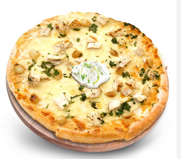 INDIENNE (Sauce Curry, Fromage, Poulet, Oignons, Cheddar)