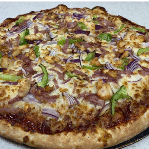 WESTERN (Sauce Barbecue, Fromage, Viande Hachée, Pepperoni, Poivrons)